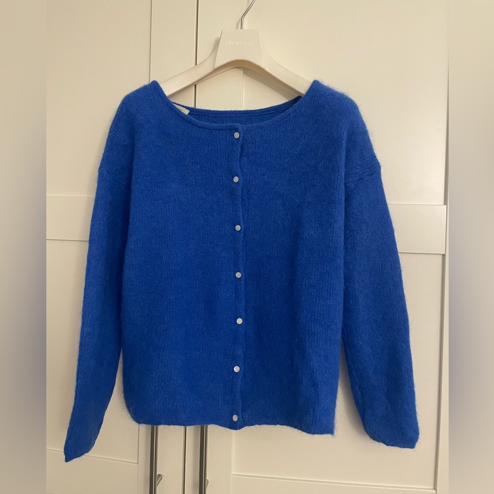 Sezane Gaspard Cardigan Blue XXS
